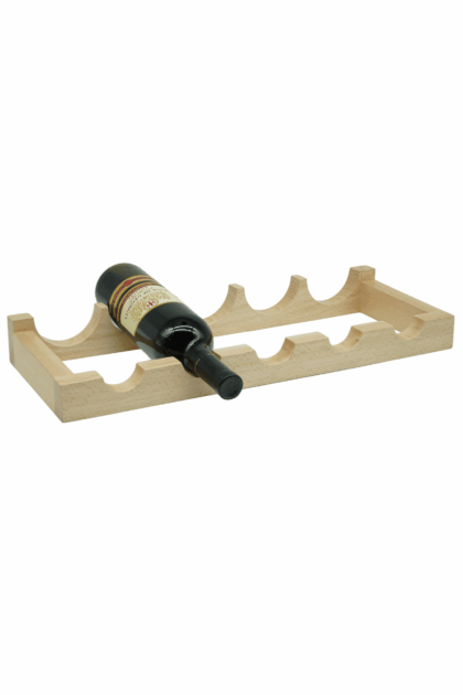 Stojak na wino z drewna bukowego